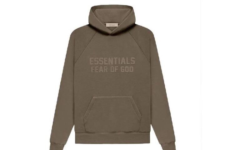 Brown essentials hoodie