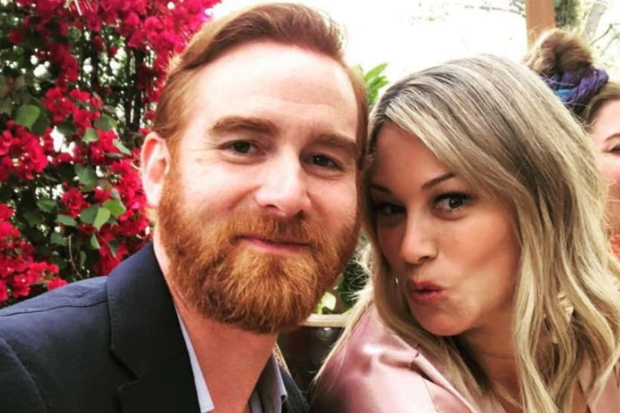 Andrew Santino and Wife