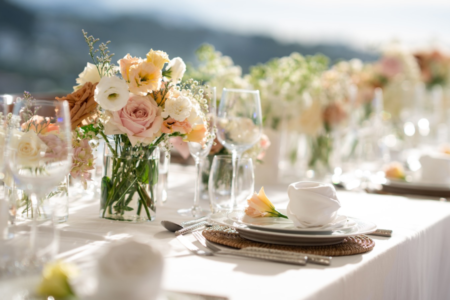 centerpieces at wedding receptions nyt